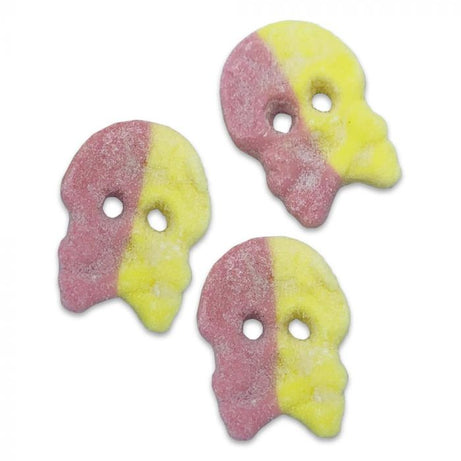 BUBS Sour Raspberry & Lemon Foam Skulls